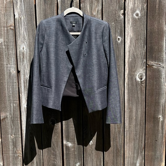 Ann Taylor Factory blue blazer jacket size small - Picture 6 of 17